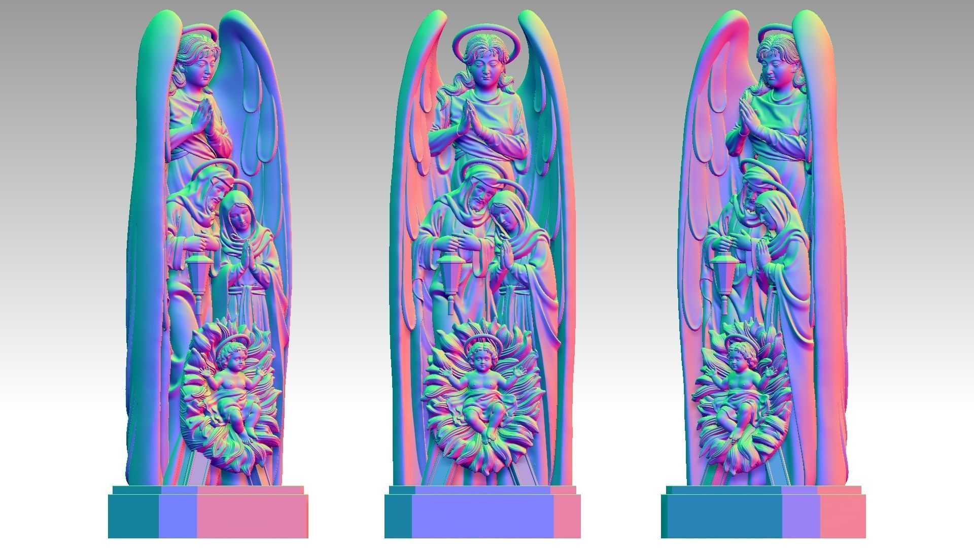 Noel - Christmas - Angel 3D print model_13