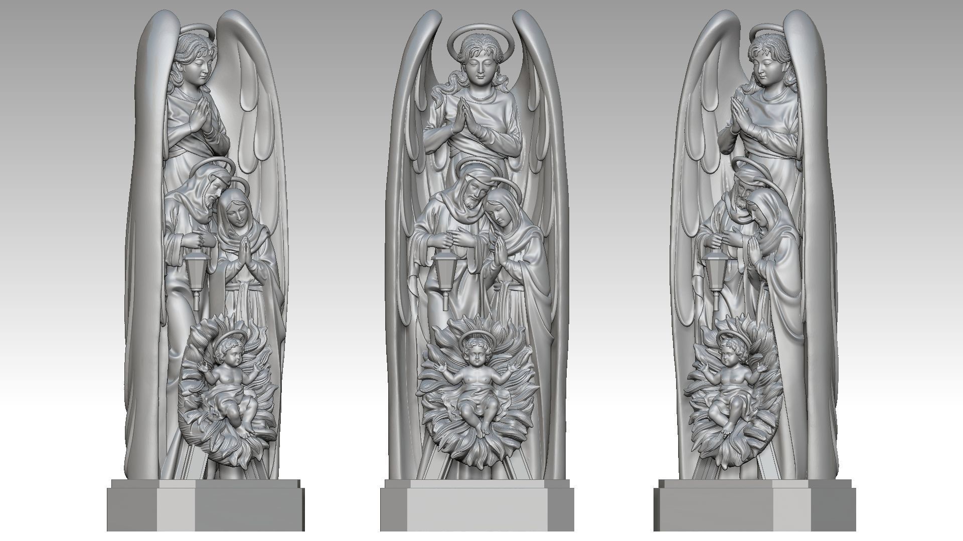 Noel - Christmas - Angel 3D print model_2