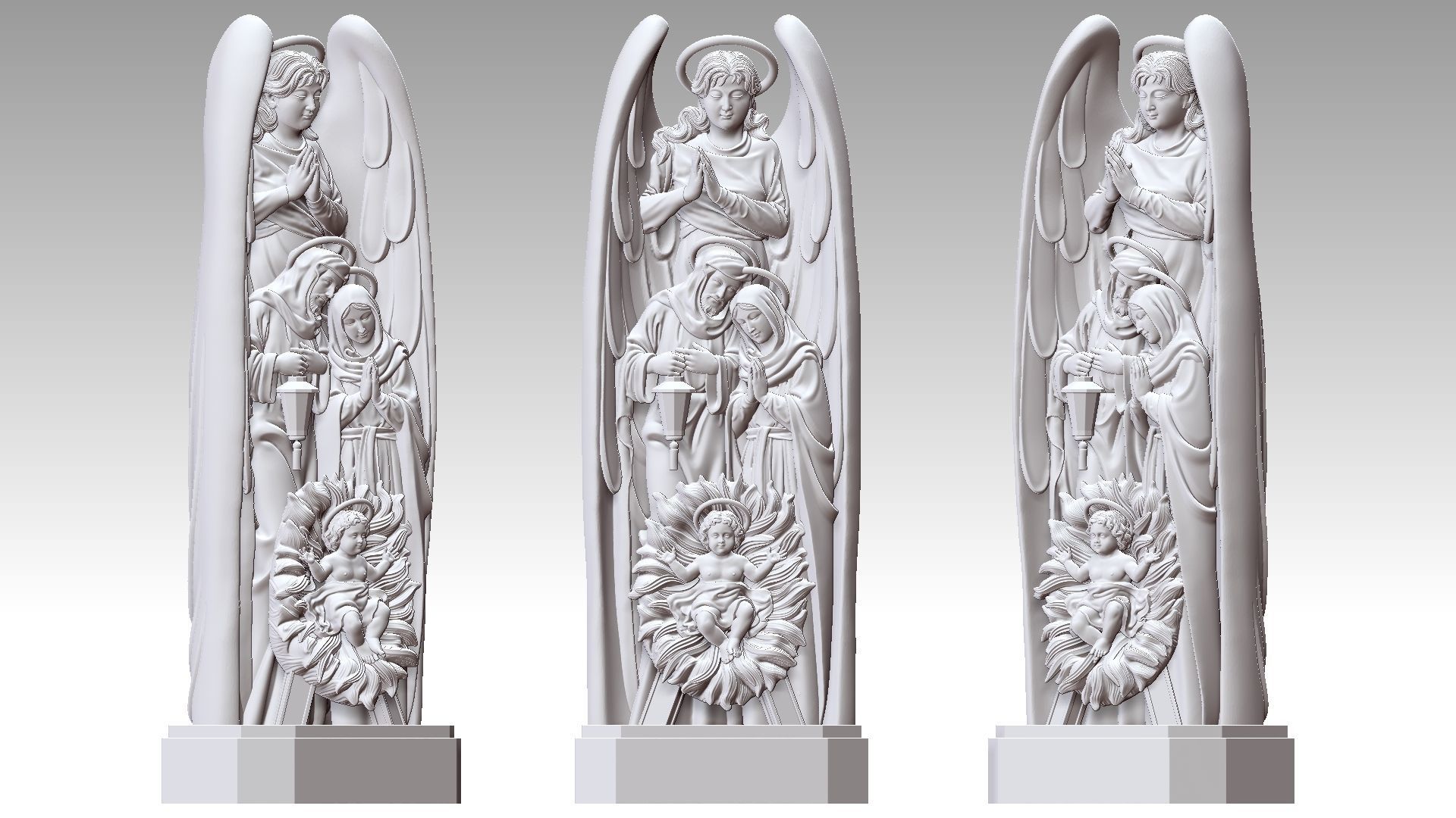 Noel - Christmas - Angel 3D print model_3