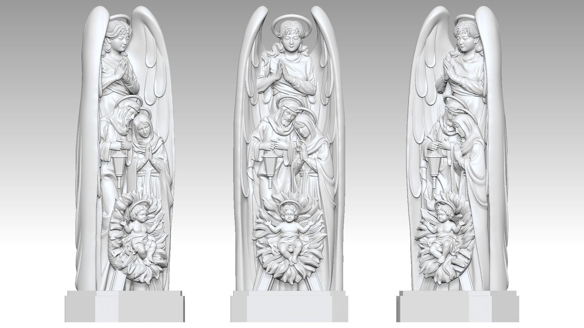 Noel - Christmas - Angel 3D print model_4