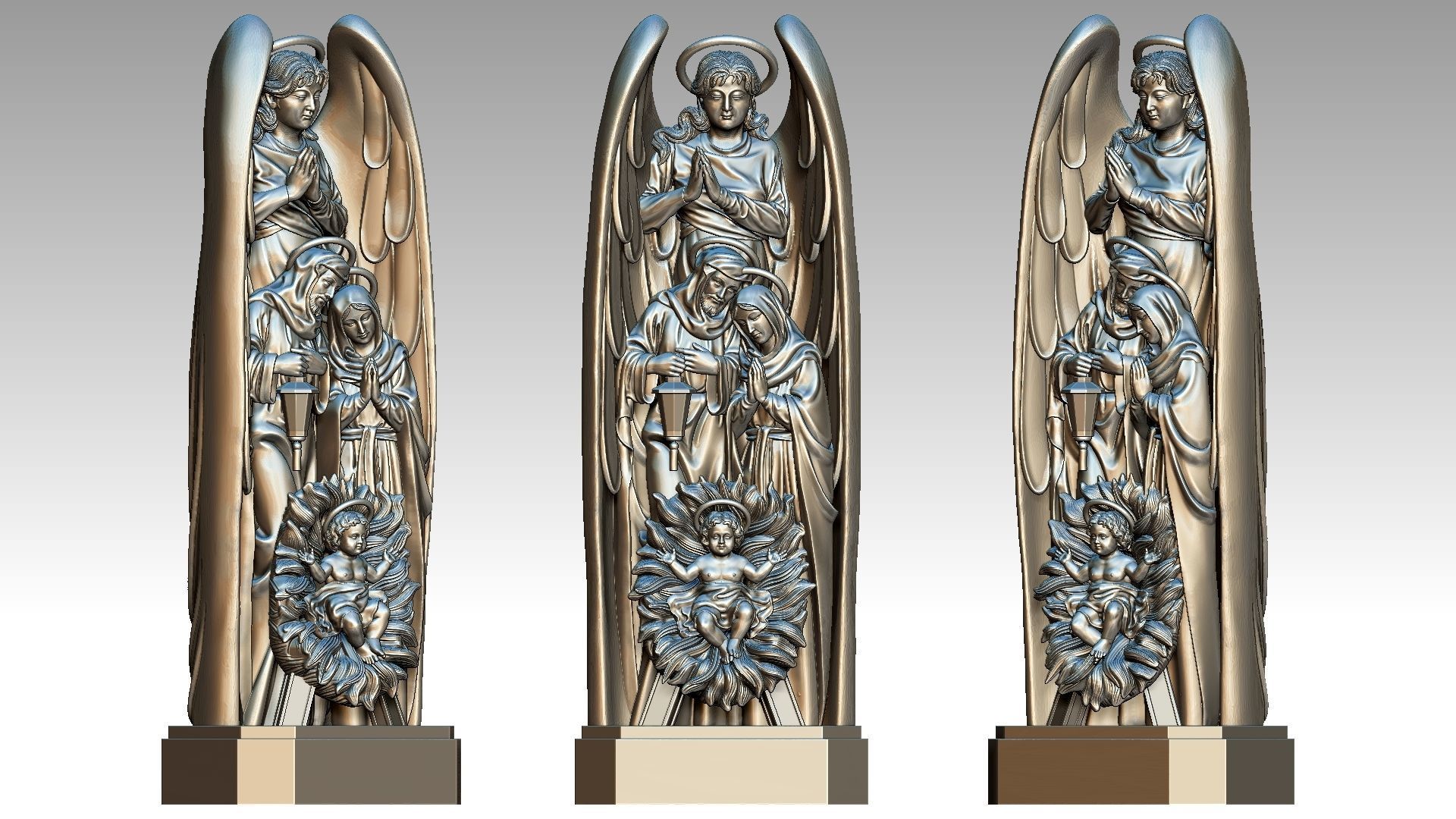 Noel - Christmas - Angel 3D print model_7