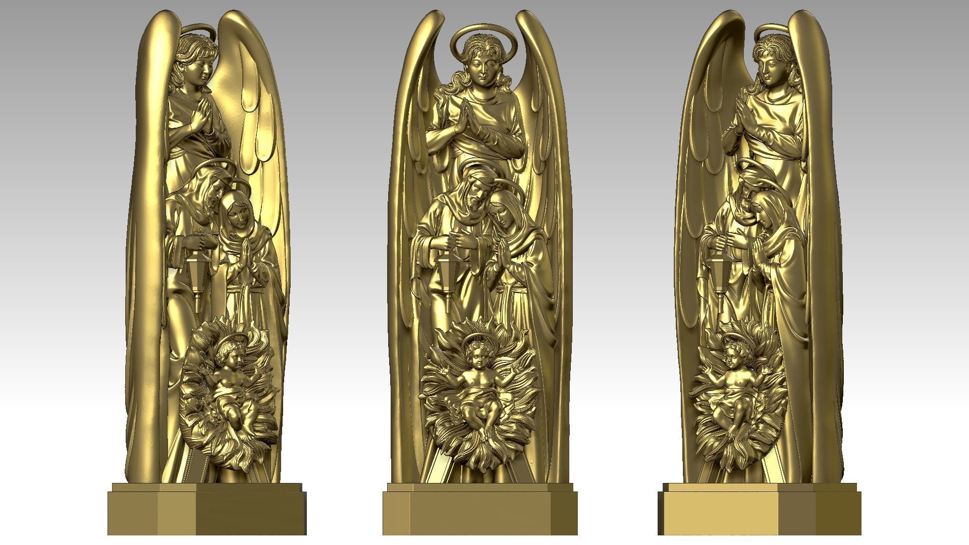 Noel - Christmas - Angel 3D print model_10