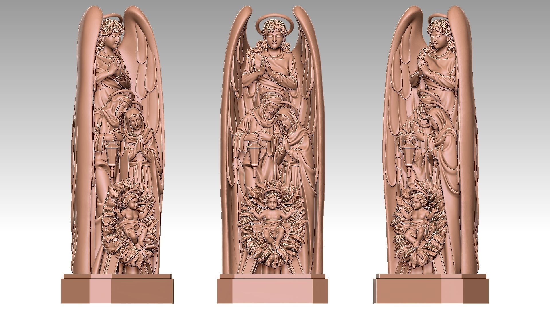 Noel - Christmas - Angel 3D print model_1