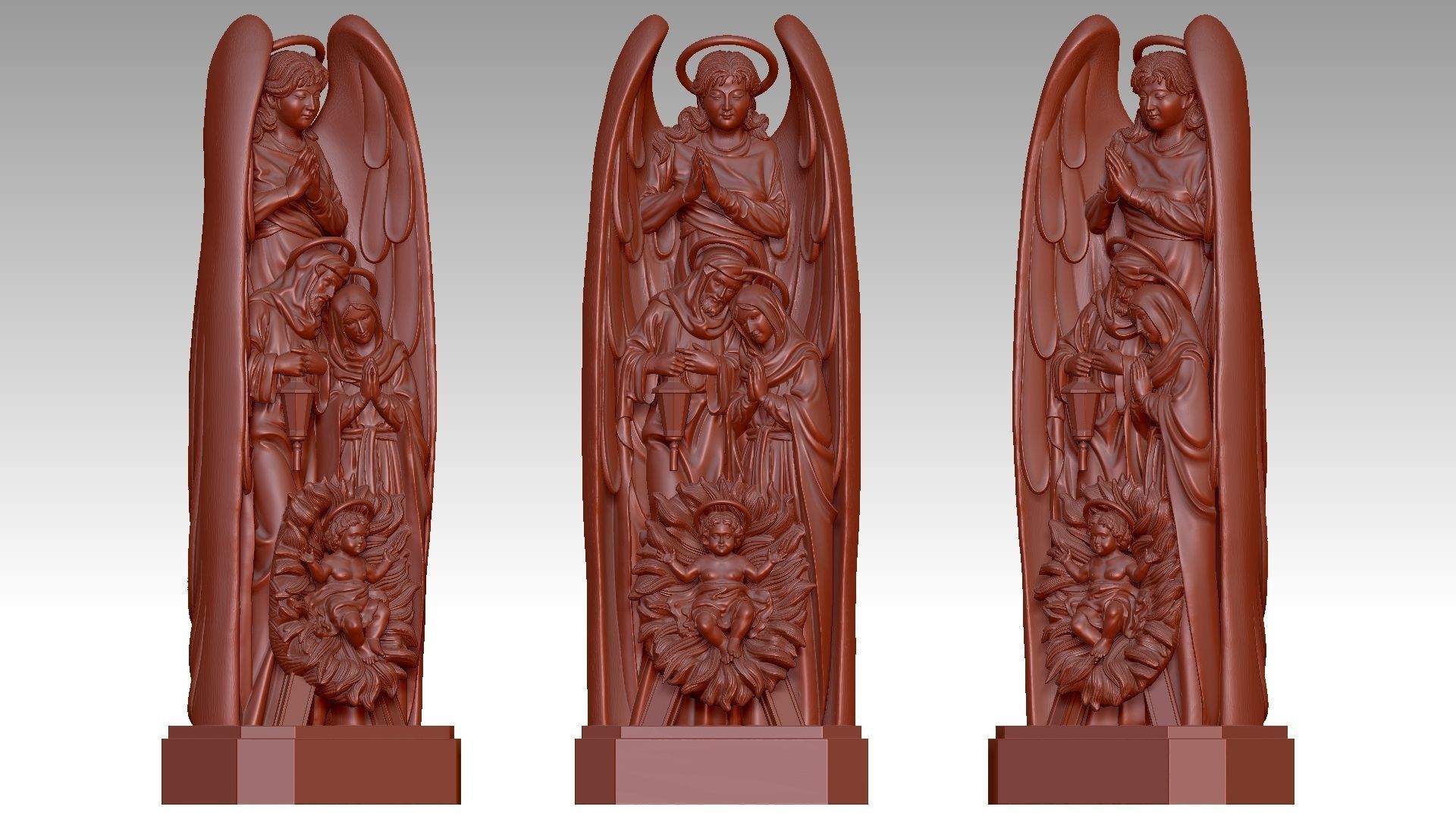 Noel - Christmas - Angel 3D print model_8