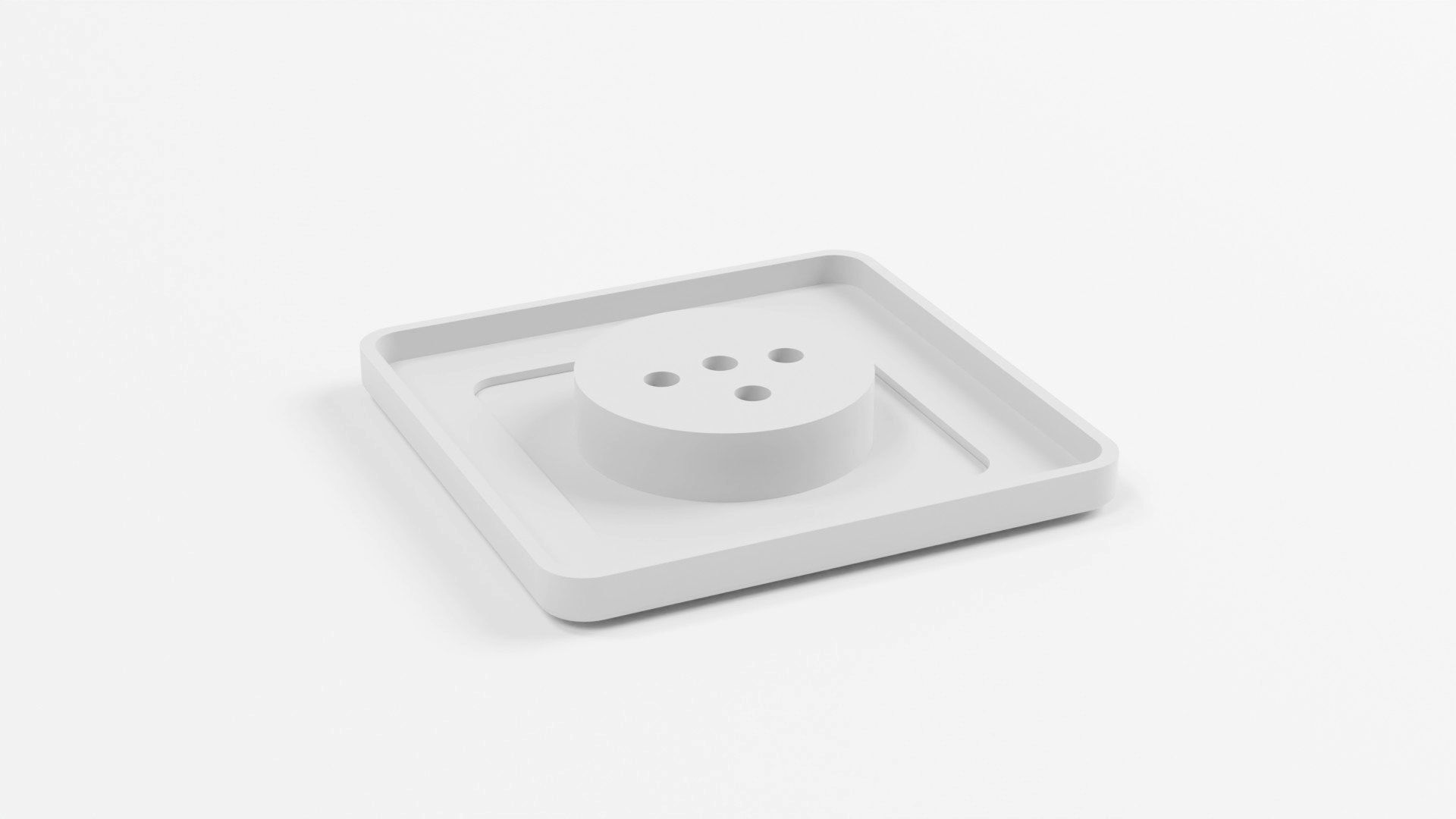 Electrical outlet AC power socket 3d model Low-poly 3D model_13