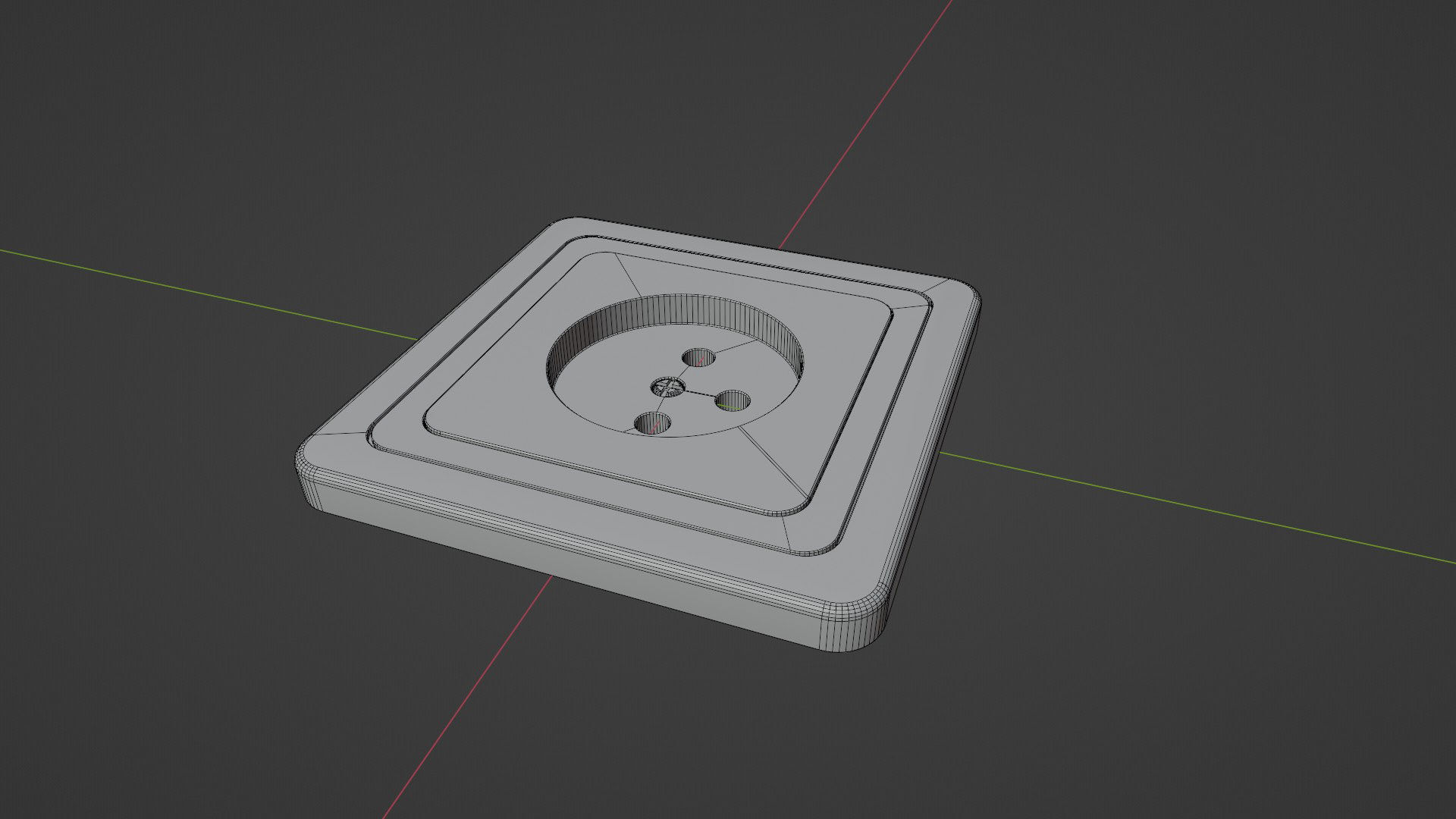 Electrical outlet AC power socket 3d model Low-poly 3D model_22