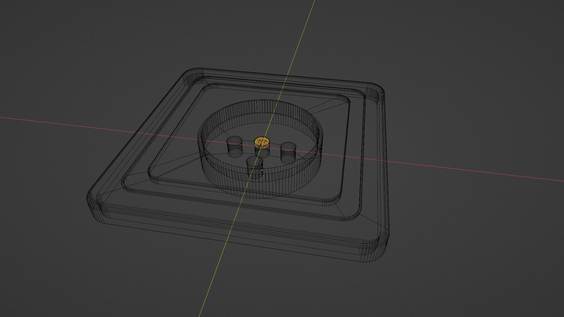 Electrical outlet AC power socket 3d model Low-poly 3D model_4