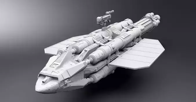 Light Ship Altares Scale model 3D print model