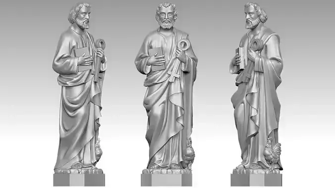 Saint Peter 3D print model