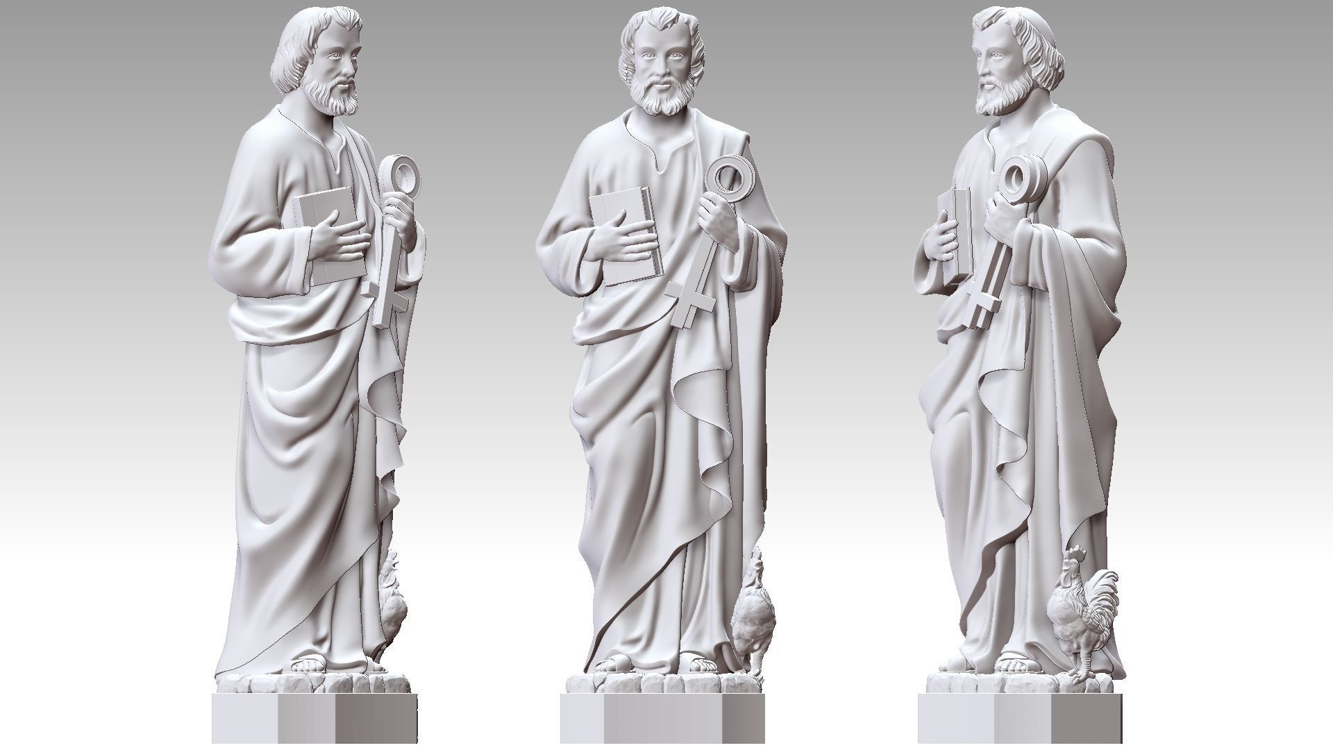Saint Peter 3D print model_1