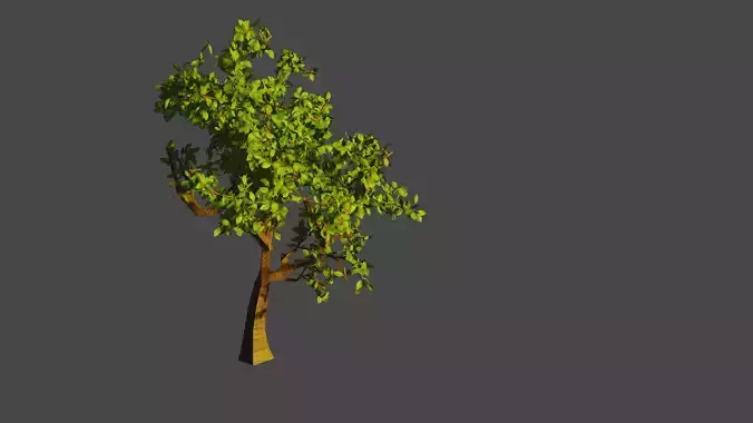Low poly trees