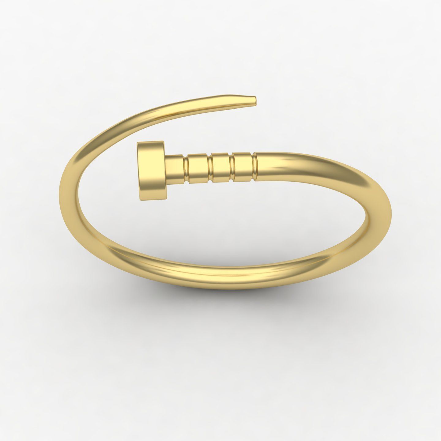 nail ring  3D print model_17