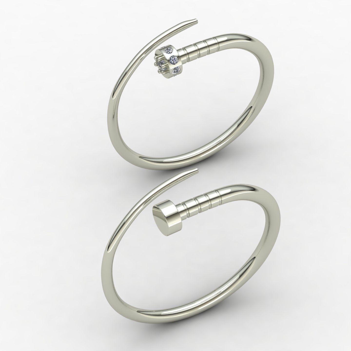nail ring  3D print model_23