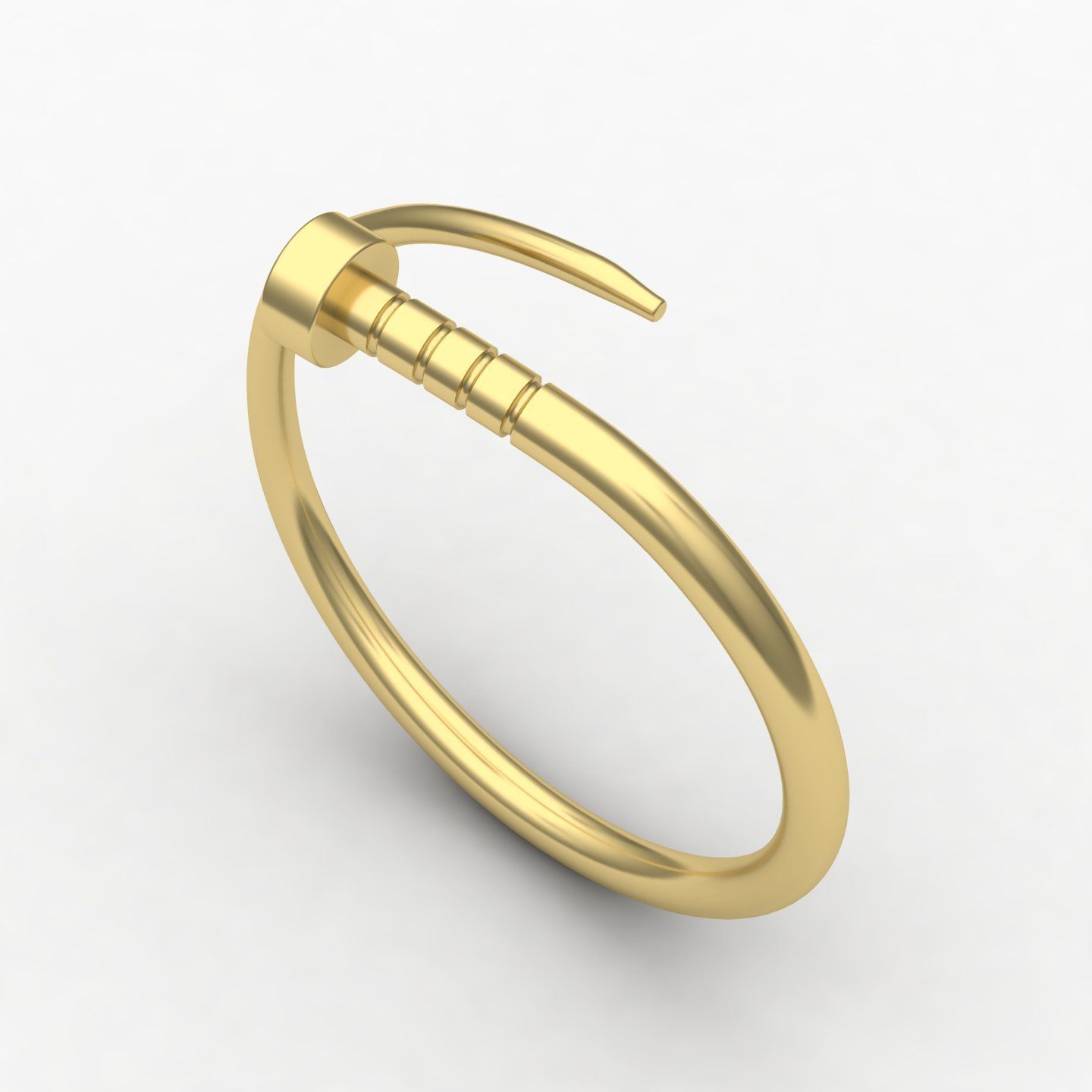 nail ring  3D print model_14