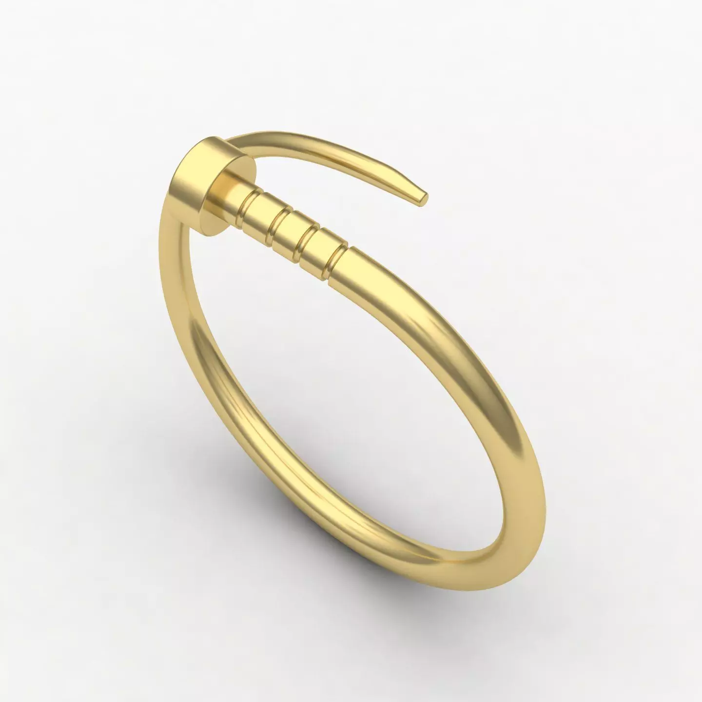 nail ring  3D print model_0