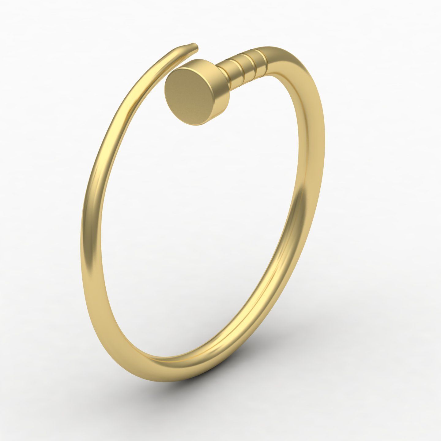 nail ring  3D print model_12