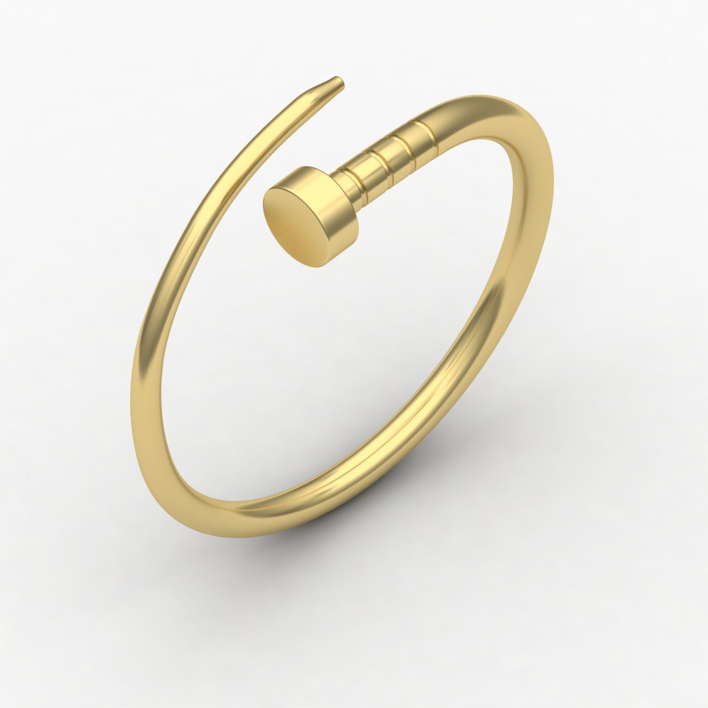 nail ring  3D print model_11