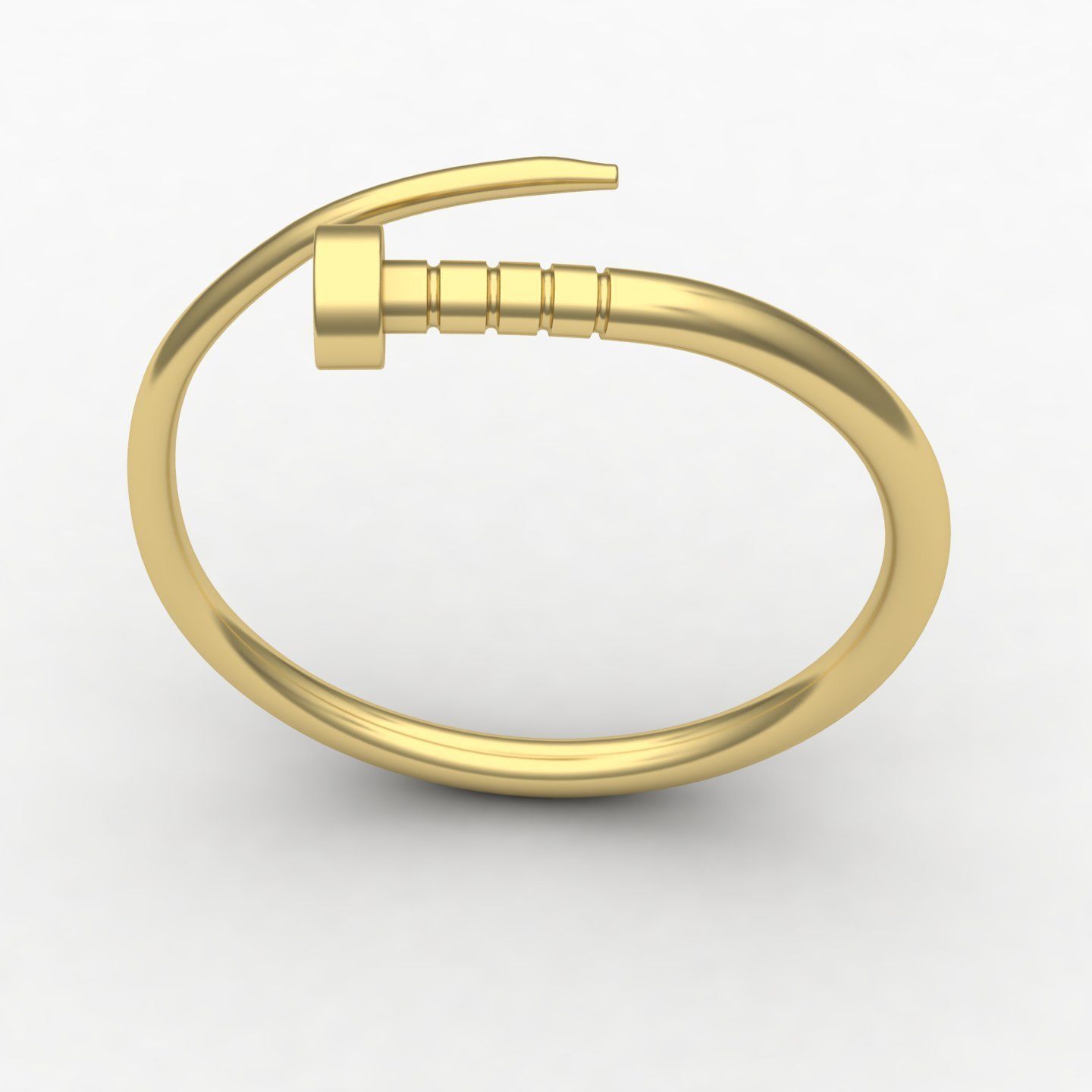 nail ring  3D print model_15