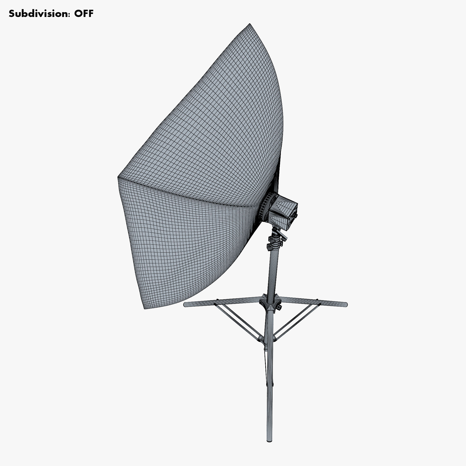 Studio Softbox Light M 1 3D model_23