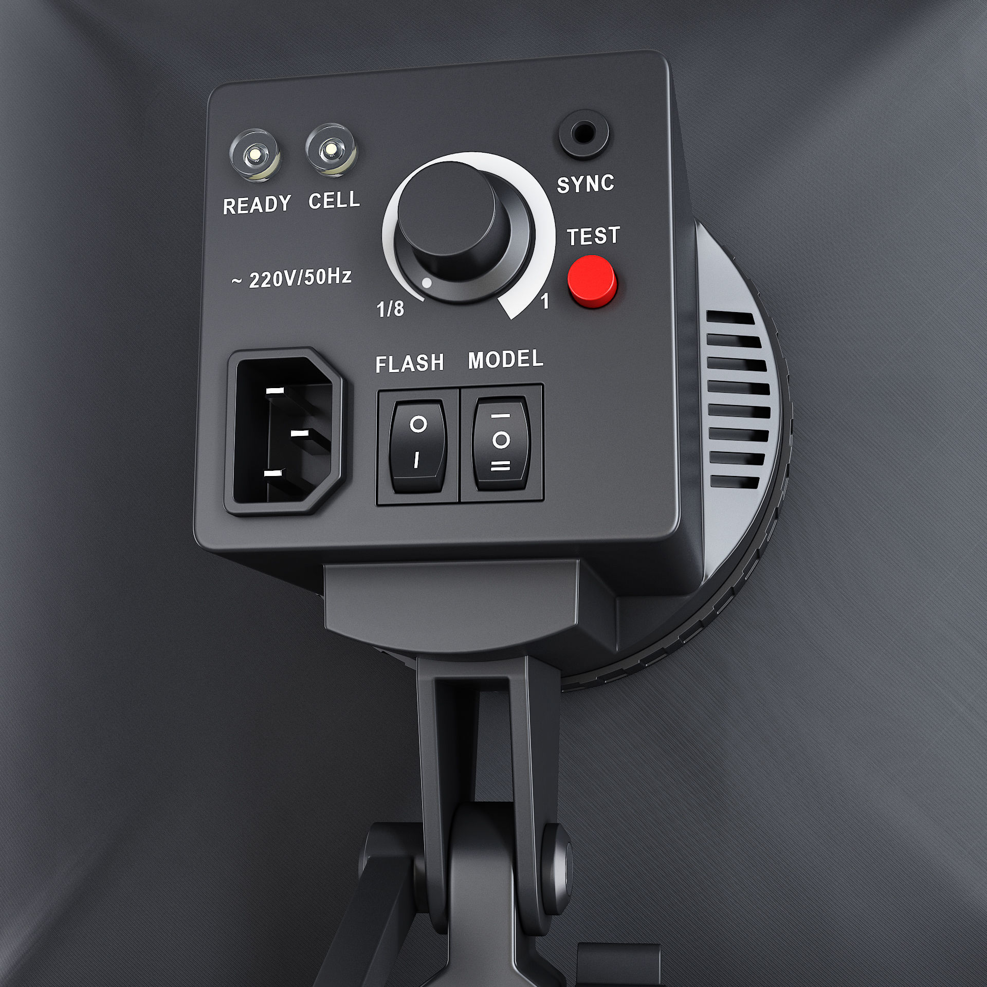 Studio Softbox Light M 1 3D model_4