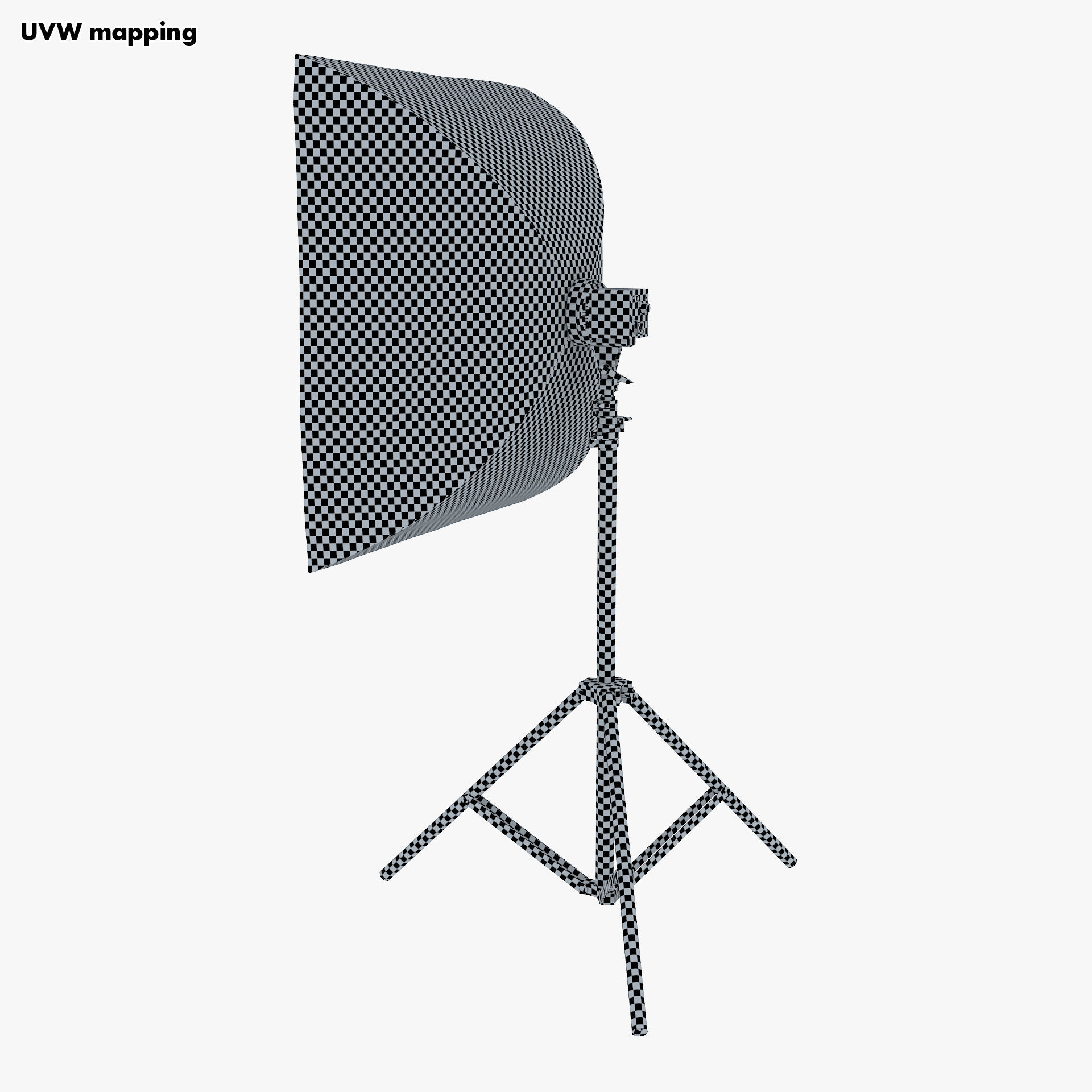 Studio Softbox Light M 1 3D model_35