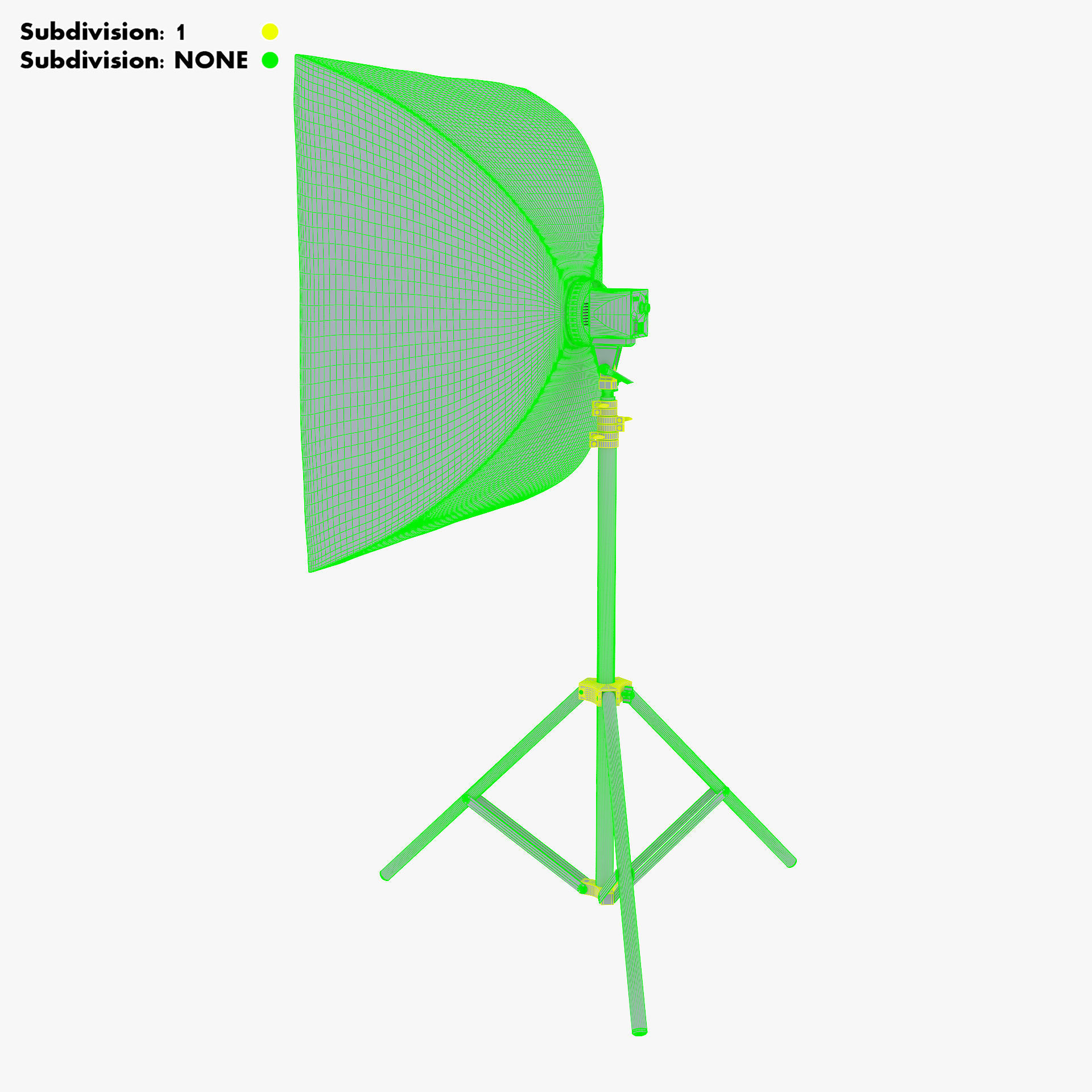 Studio Softbox Light M 1 3D model_37
