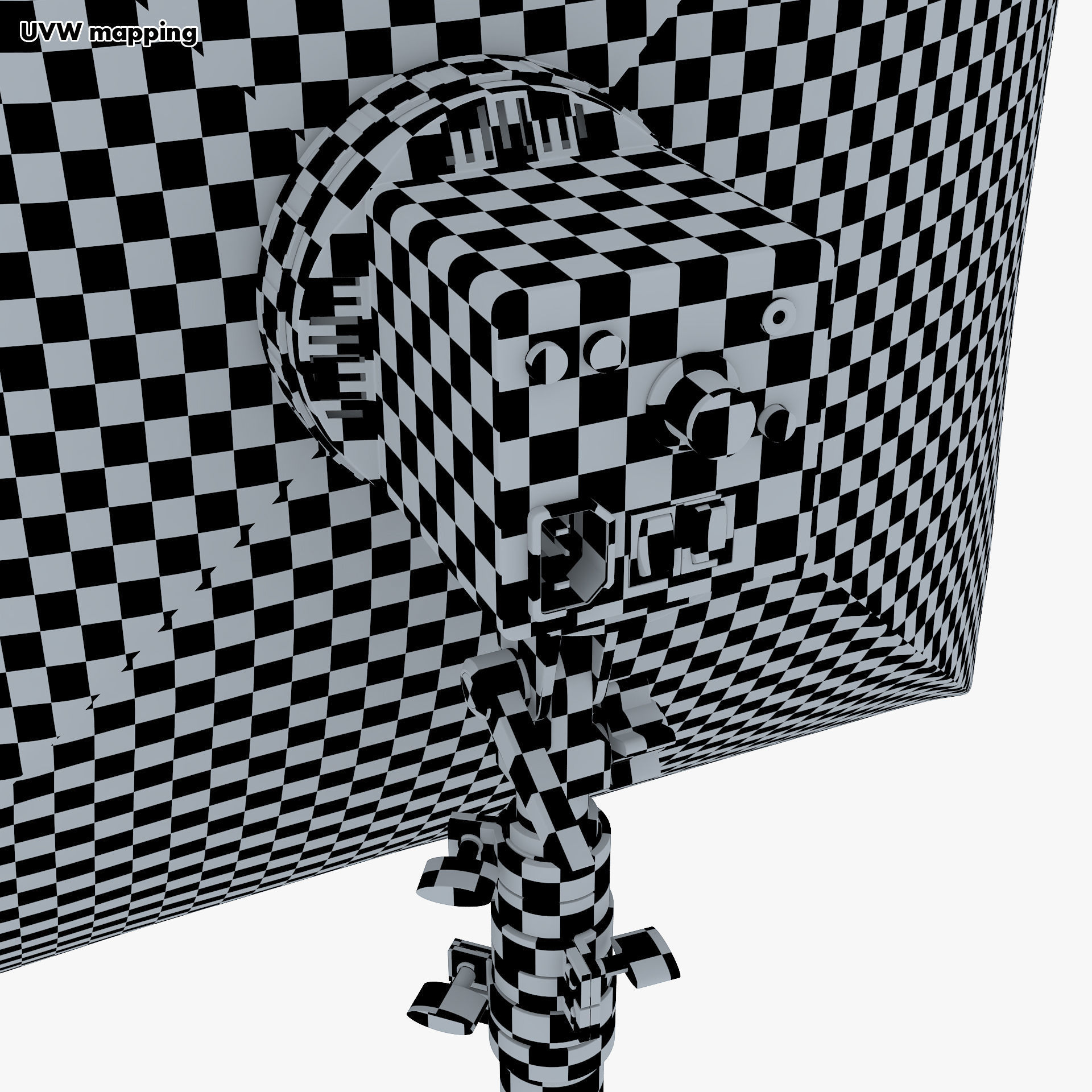 Studio Softbox Light M 1 3D model_36