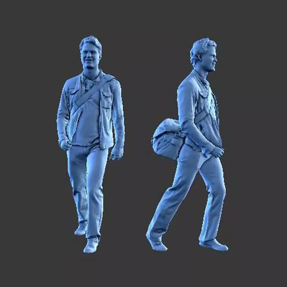 MAN A23 FIGURE DIORAMA Free 3D print model