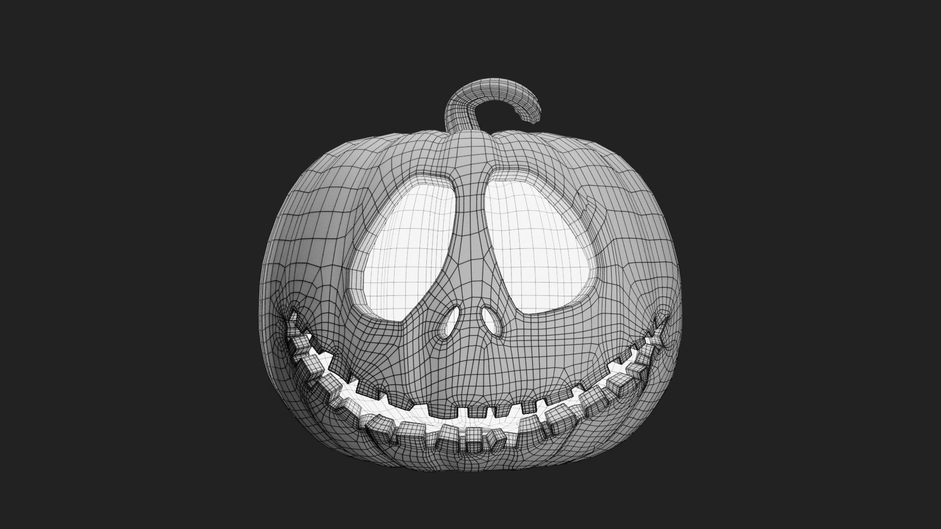 Jack O Lantern 3D print model_6