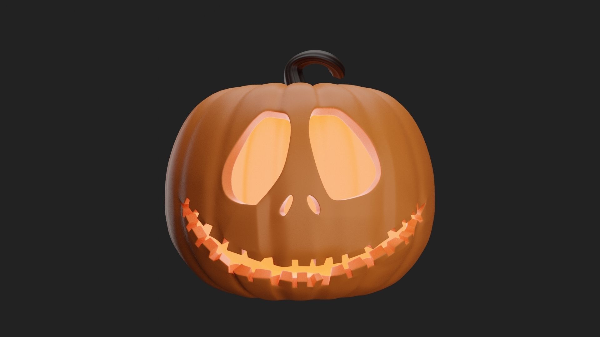 Jack O Lantern 3D print model_1