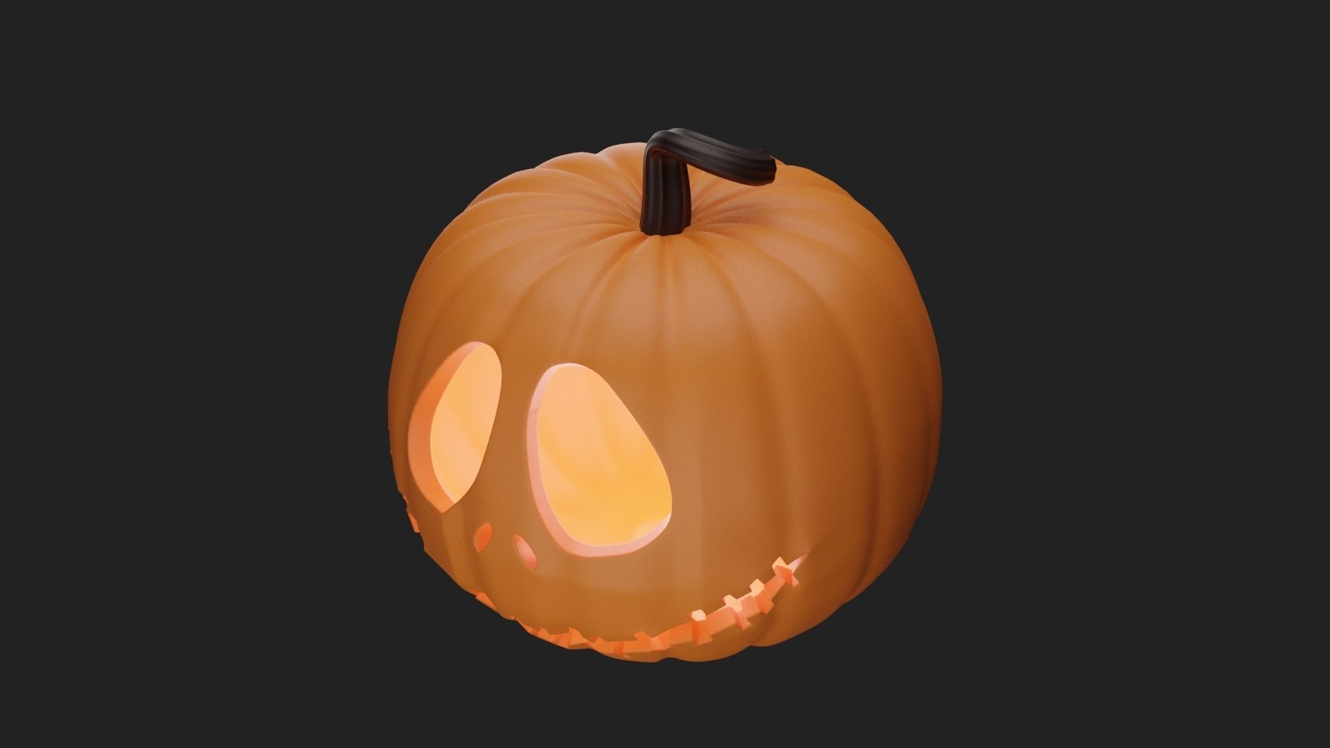 Jack O Lantern 3D print model_2