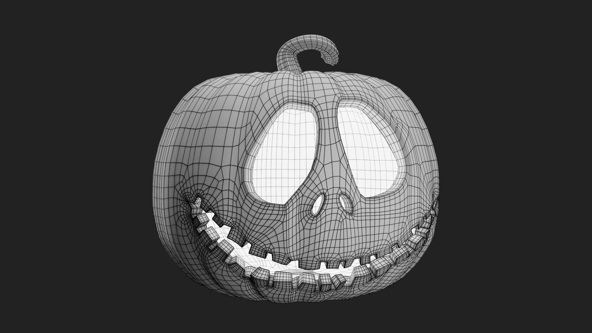 Jack O Lantern 3D print model_5