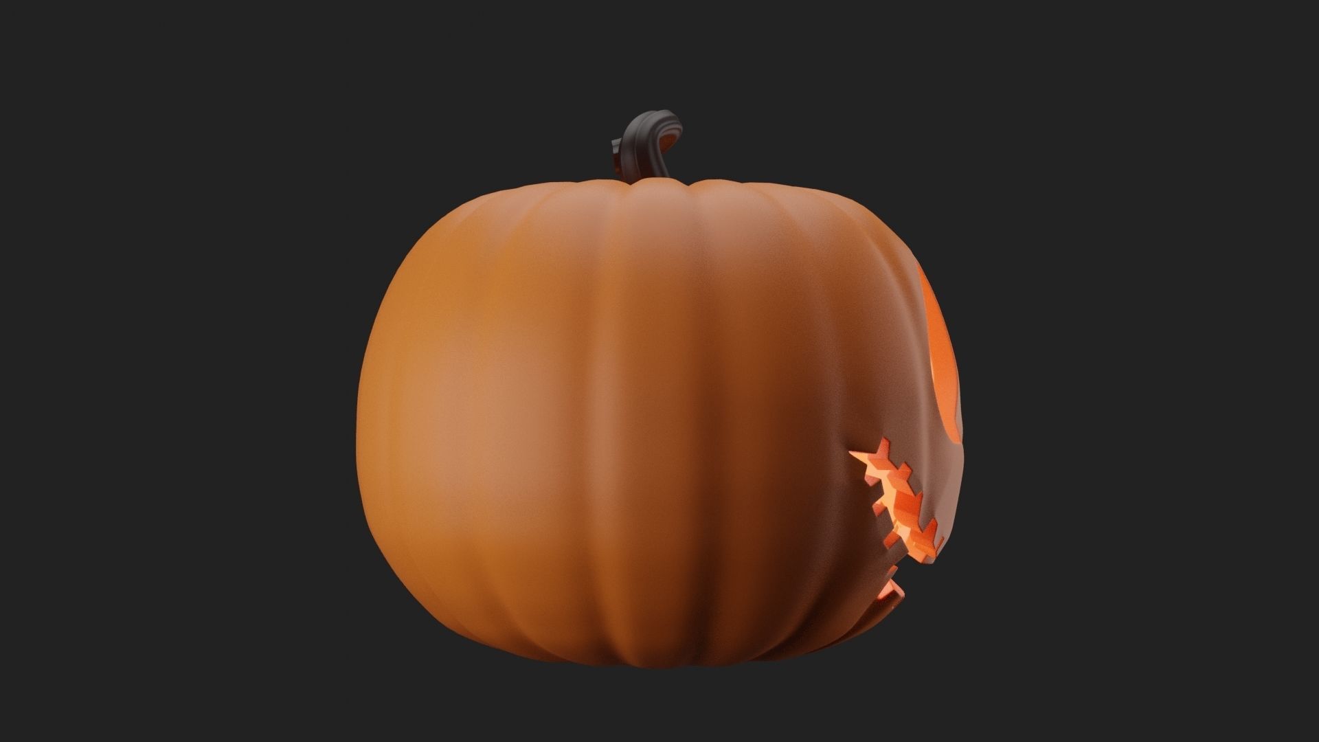 Jack O Lantern 3D print model_4