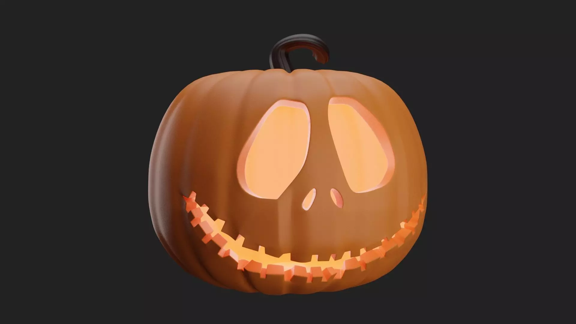 Jack O Lantern 3D print model_0