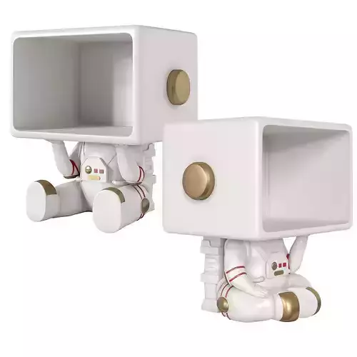 Astronaut bedside table