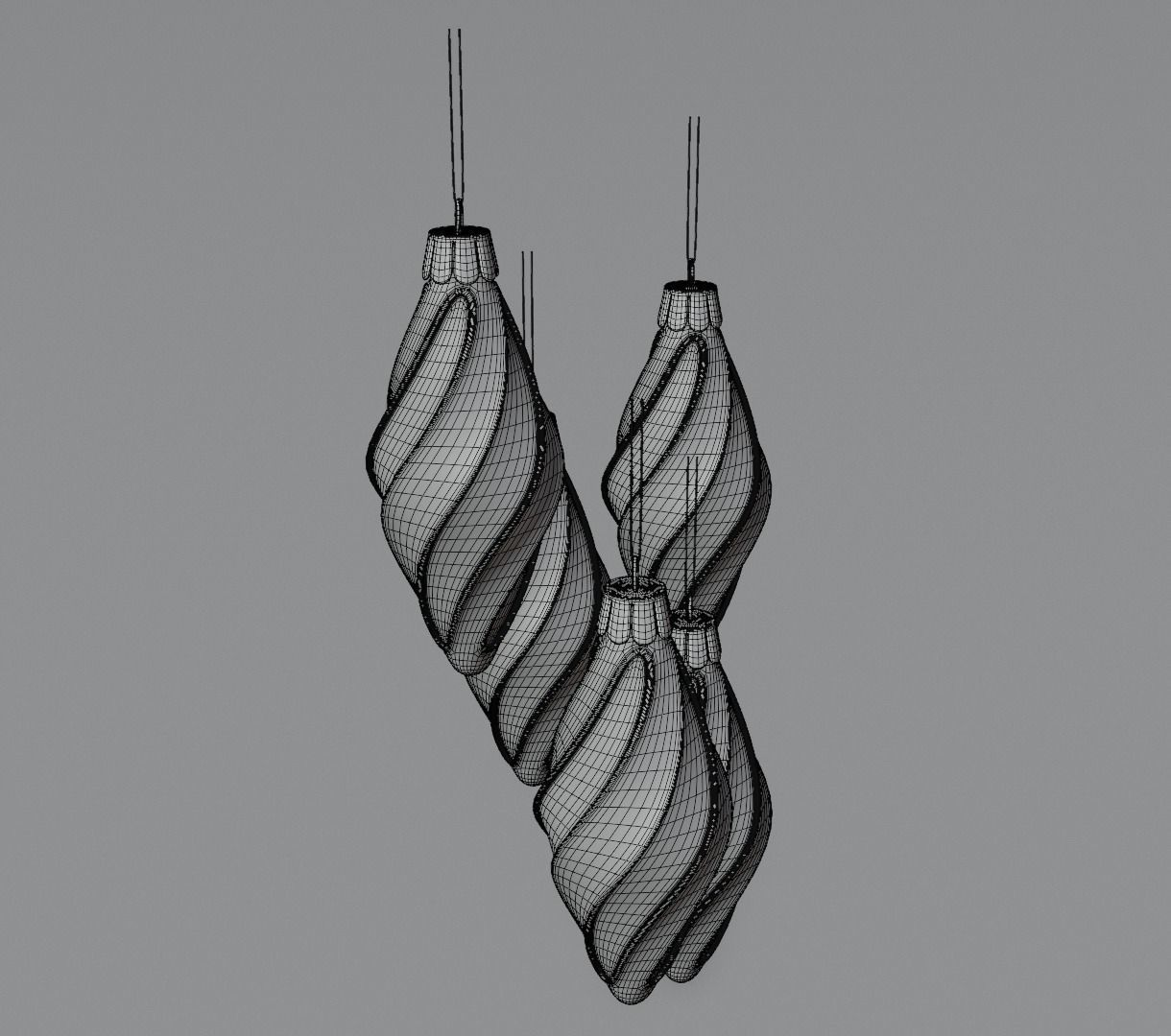 Christmas ornament toys for tree 3D model animation 3D model_17