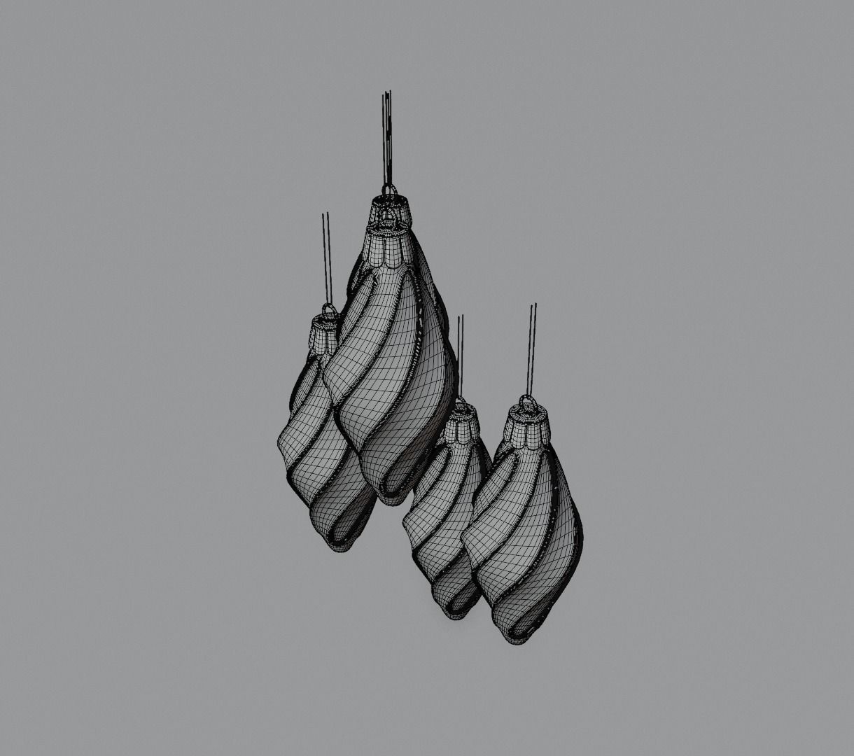 Christmas ornament toys for tree 3D model animation 3D model_20