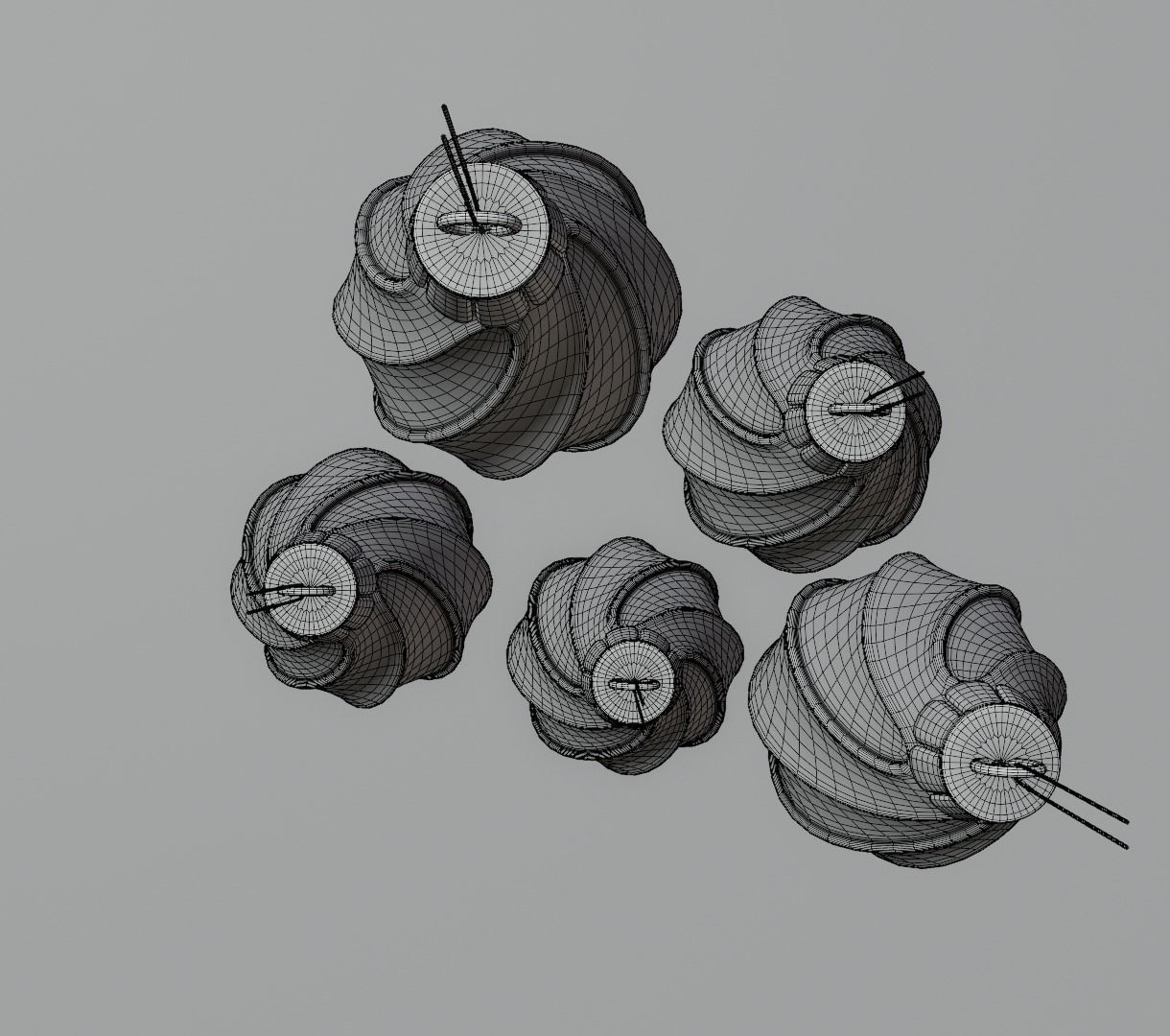 Christmas ornament toys for tree 3D model animation 3D model_16