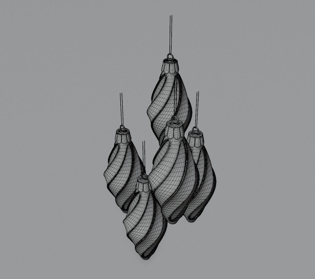 Christmas ornament toys for tree 3D model animation 3D model_22