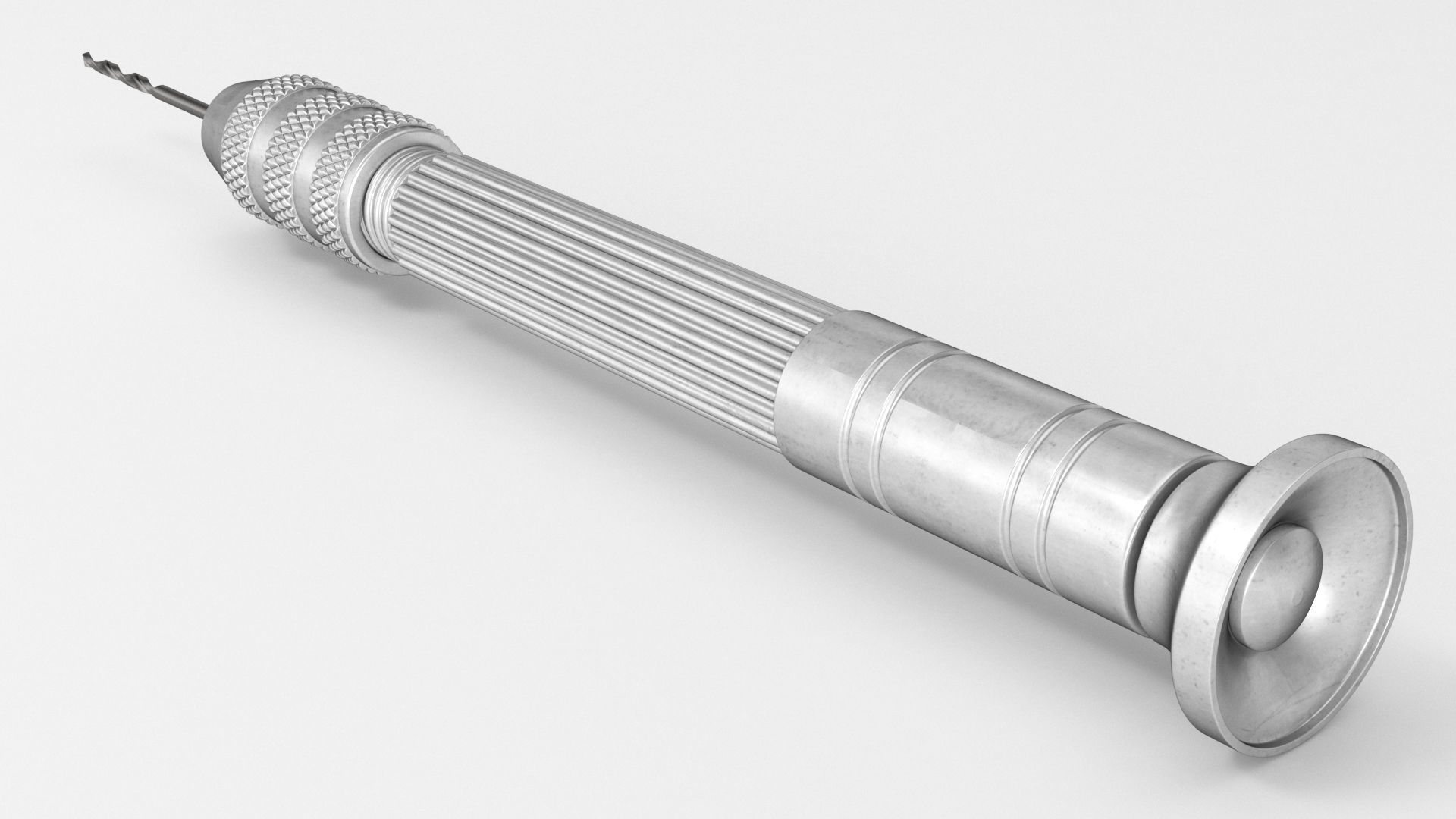 Hand drill 3D model_5