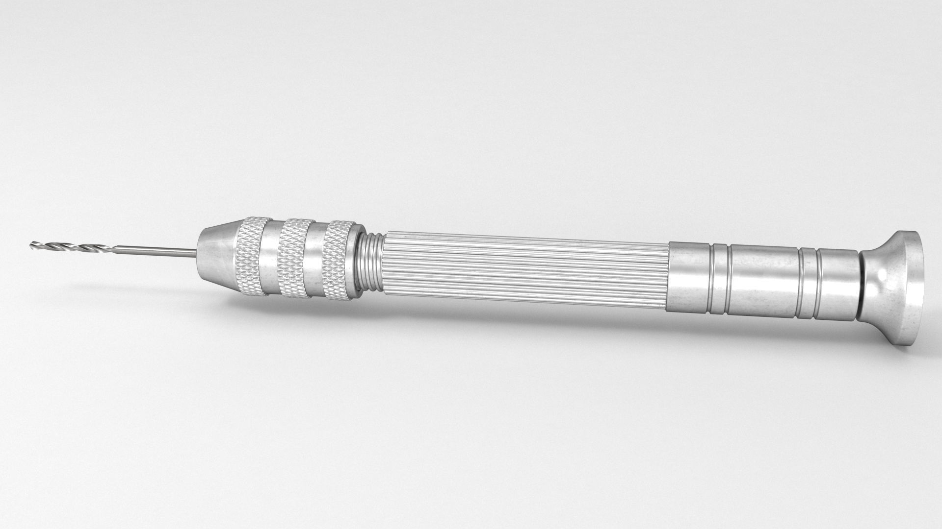 Hand drill 3D model_4