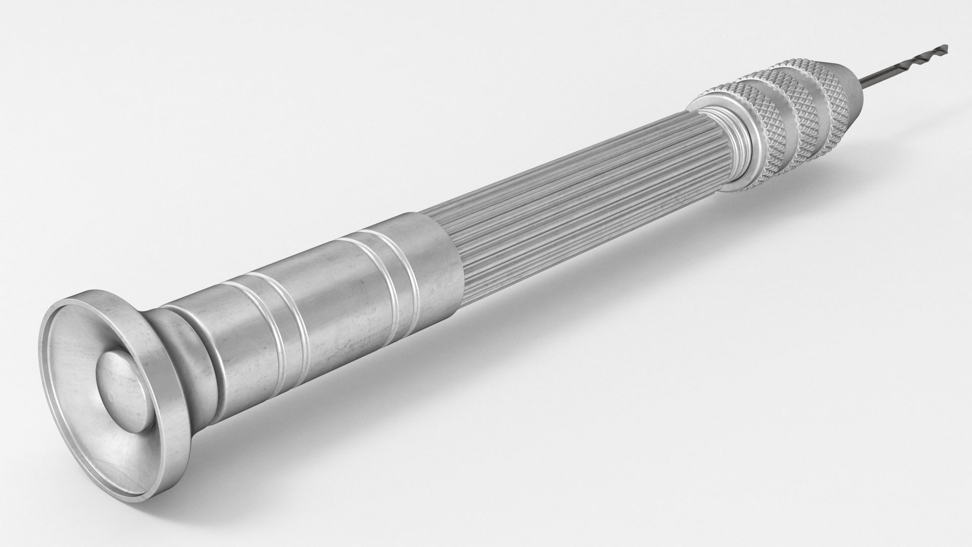 Hand drill 3D model_3