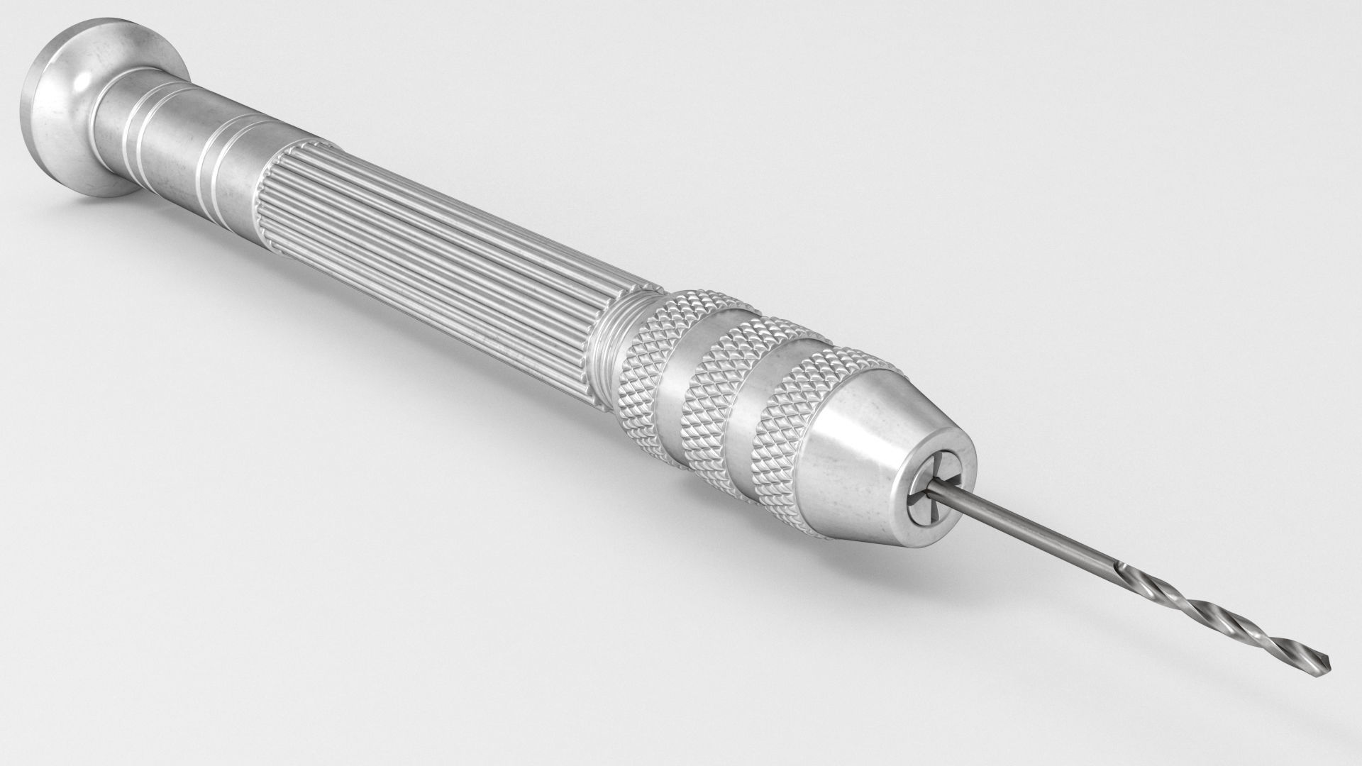 Hand drill 3D model_2