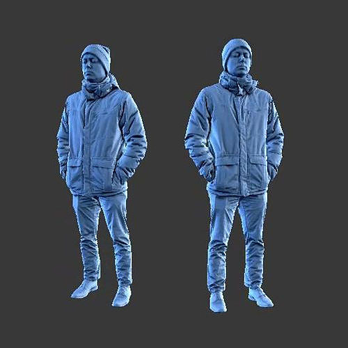 MAN A47 FIGURE DIORAMA Free 3D print model