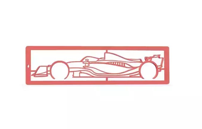 2023 Formula 1 car key tag 3D print model
