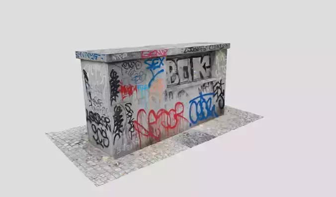 Graffiti Covered Electrical Box