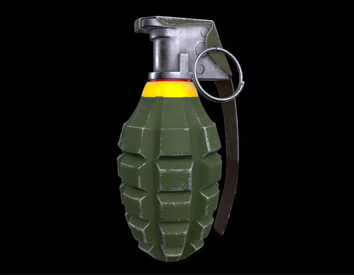 Grenade Free low-poly 3D model
