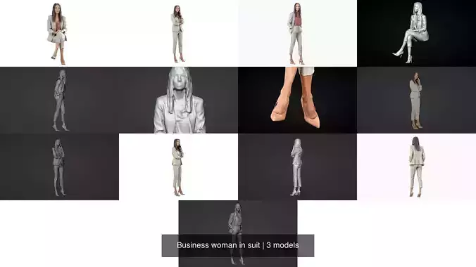 Business woman in suit