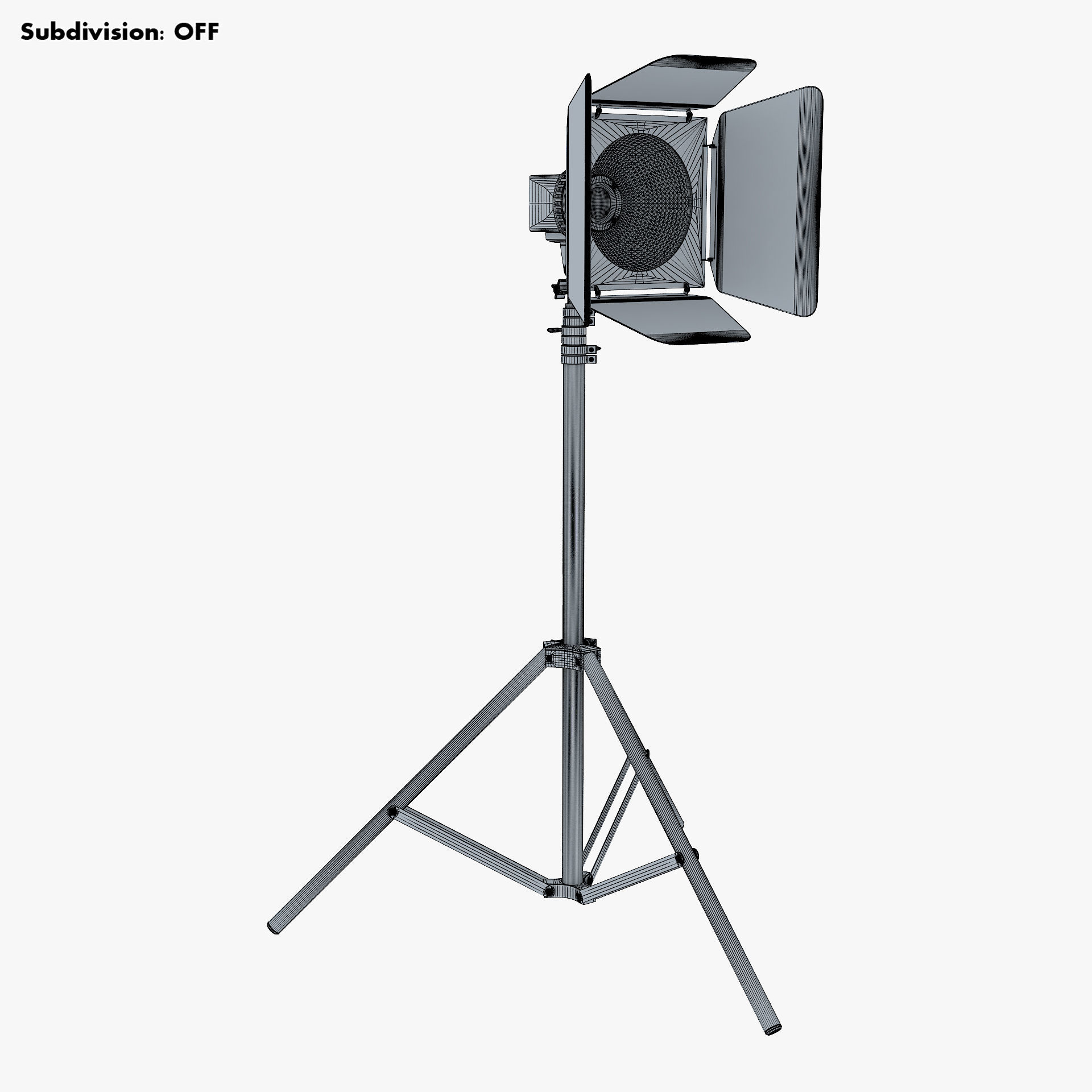 Studio Spot Light M 1 3D model_14