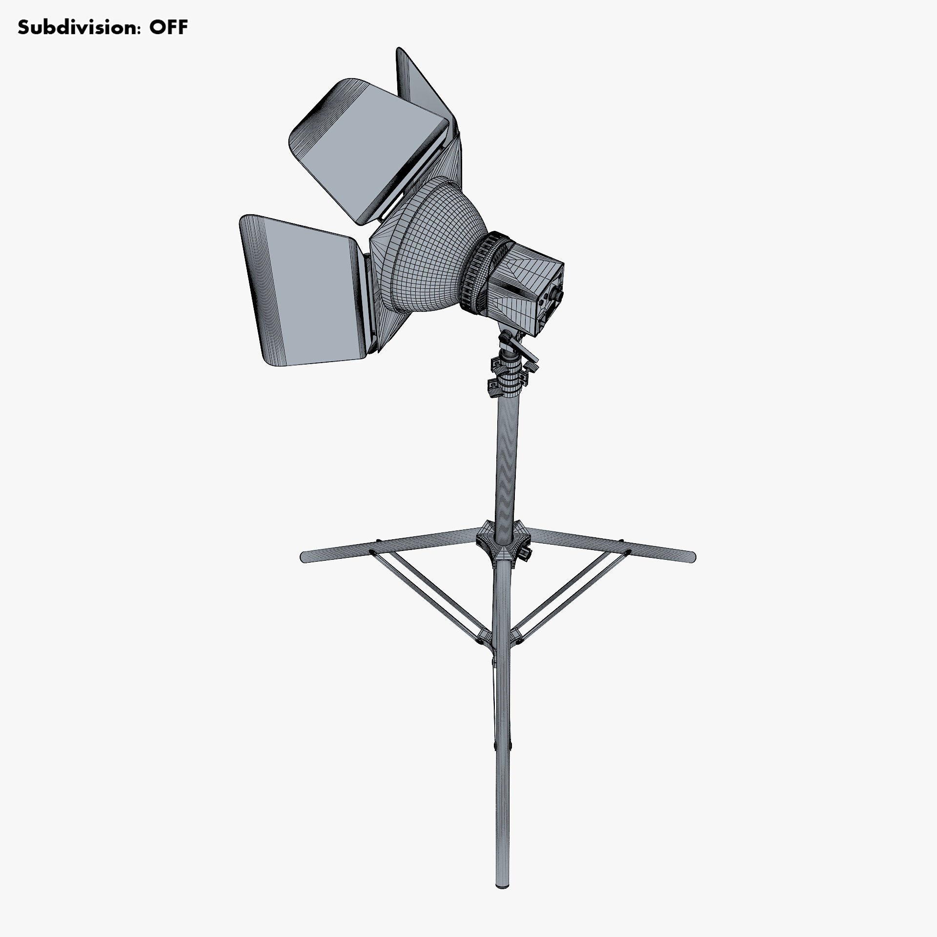Studio Spot Light M 1 3D model_30